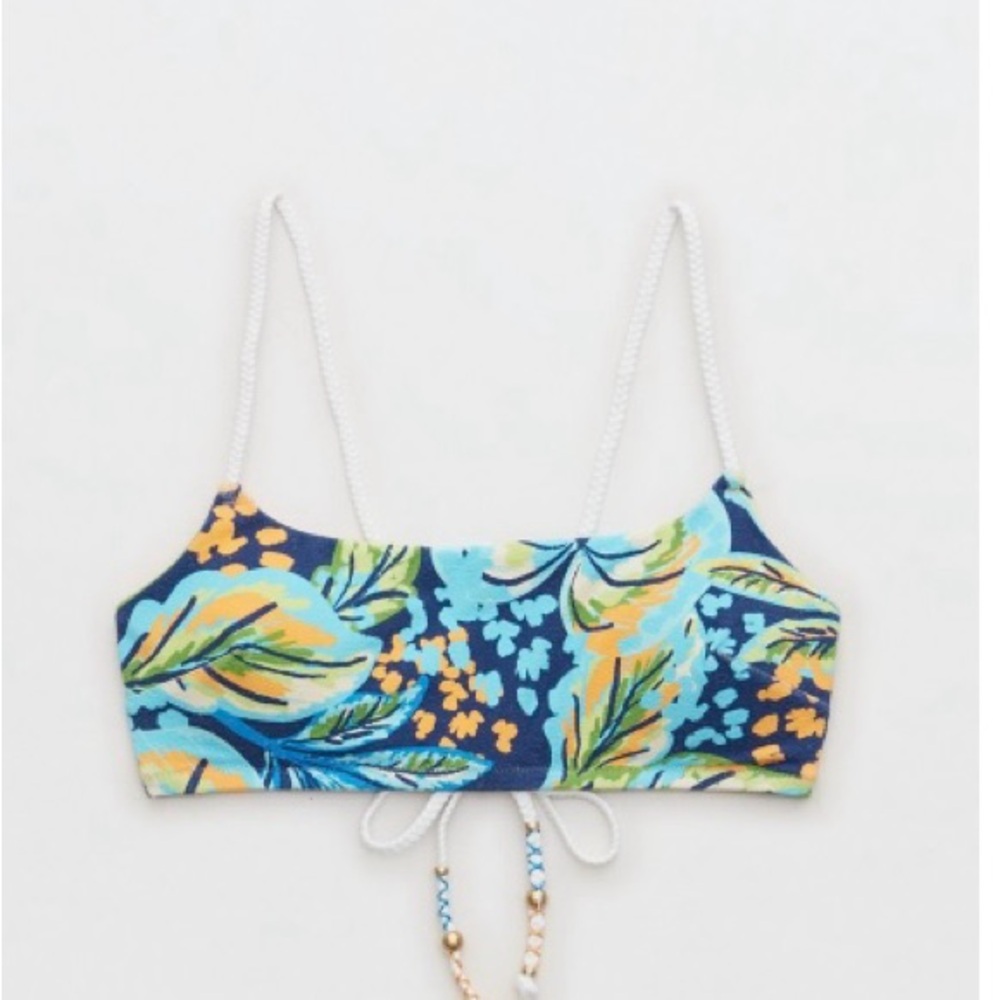 Aerie floral bikini top and bottom